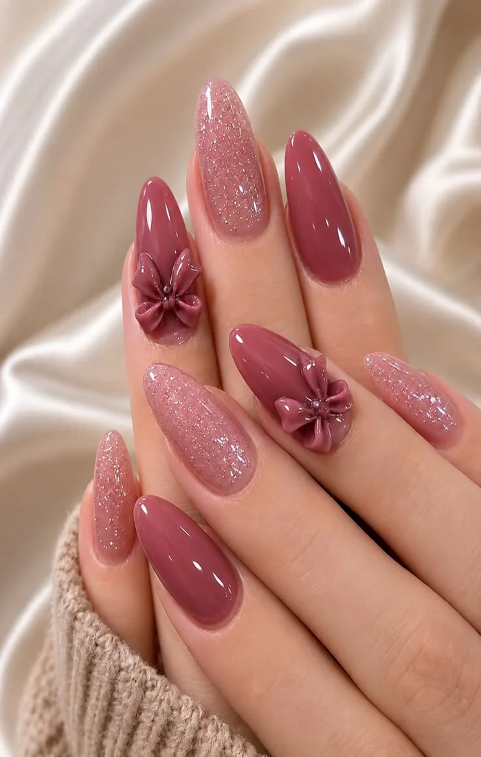 Birthday and Party almond nail Birthday and Party almond nail
