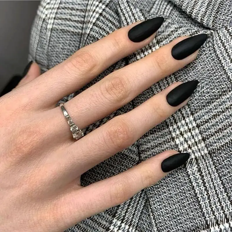 Black nails art Black nails art