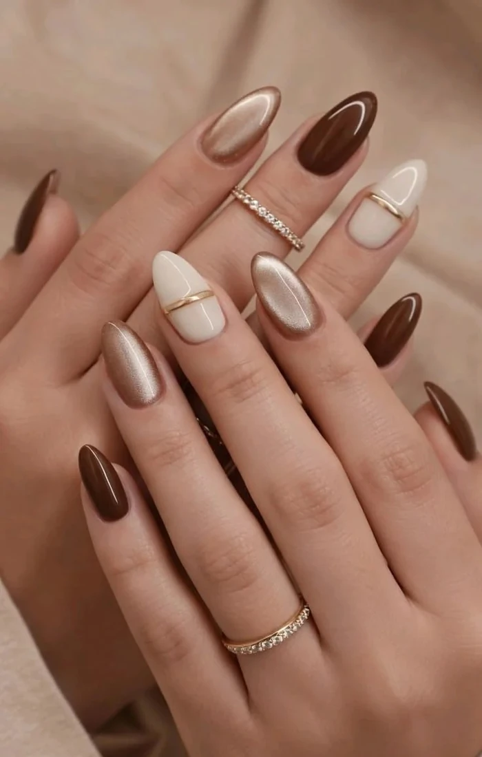 Short Almond Nails Short Almond Nails