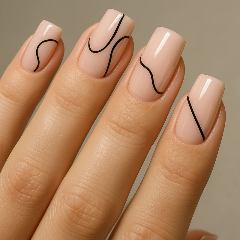 Square Nails designs for girls